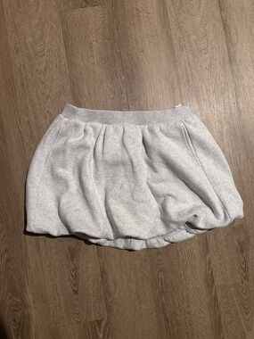 Aerie Light Gray Bubble athletic Skirt - Women